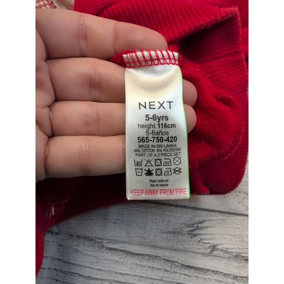 5/6 Next Reindeer Applique Pullover - Picture 5 of 5